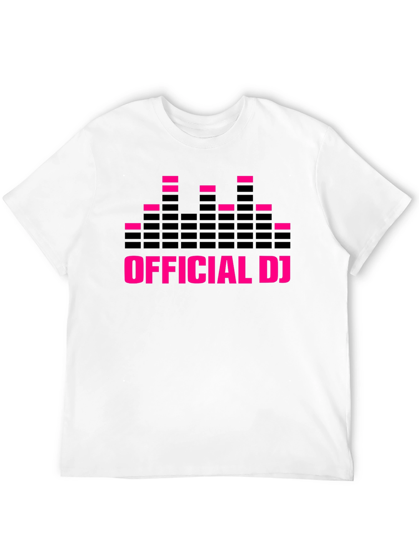 Official DJ Graphic Print Black T-Shirt