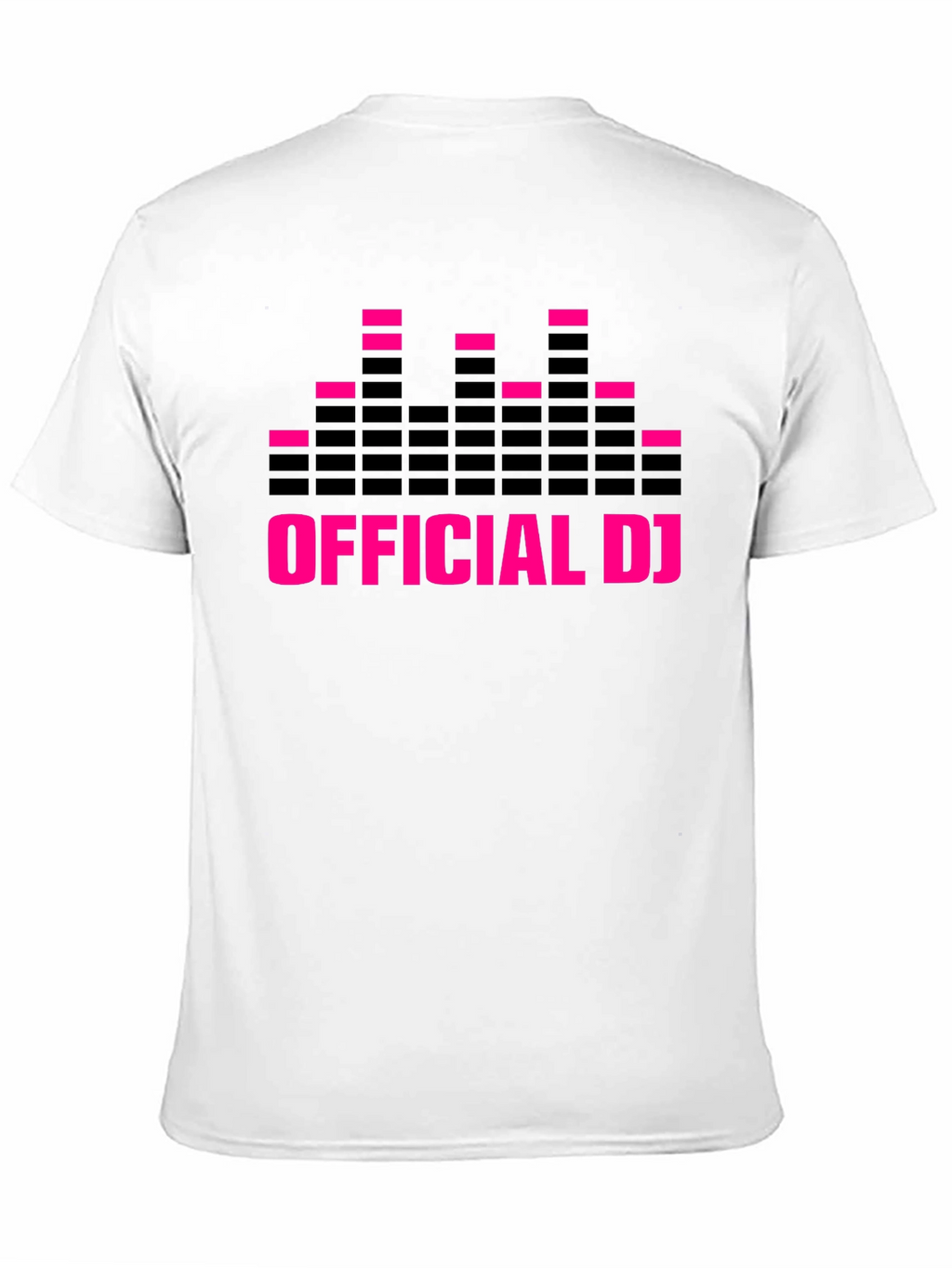 Official DJ Graphic Print Black T-Shirt