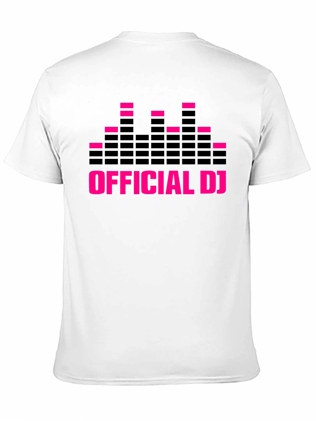Official DJ Graphic Print Black T-Shirt