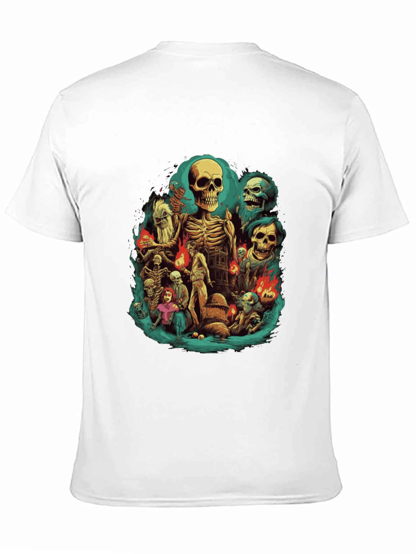 Skeleton Crew Graphic Tee - Dark Humor T-Shirt