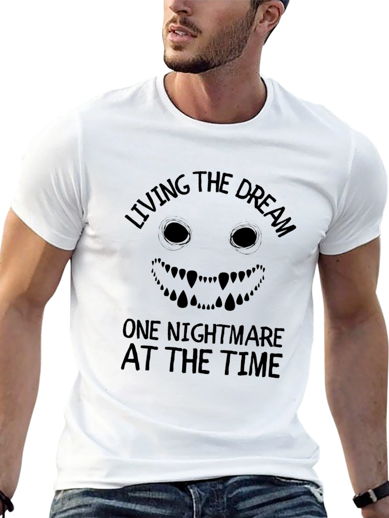 Living the Dream Nightmare Graphic T-Shirt