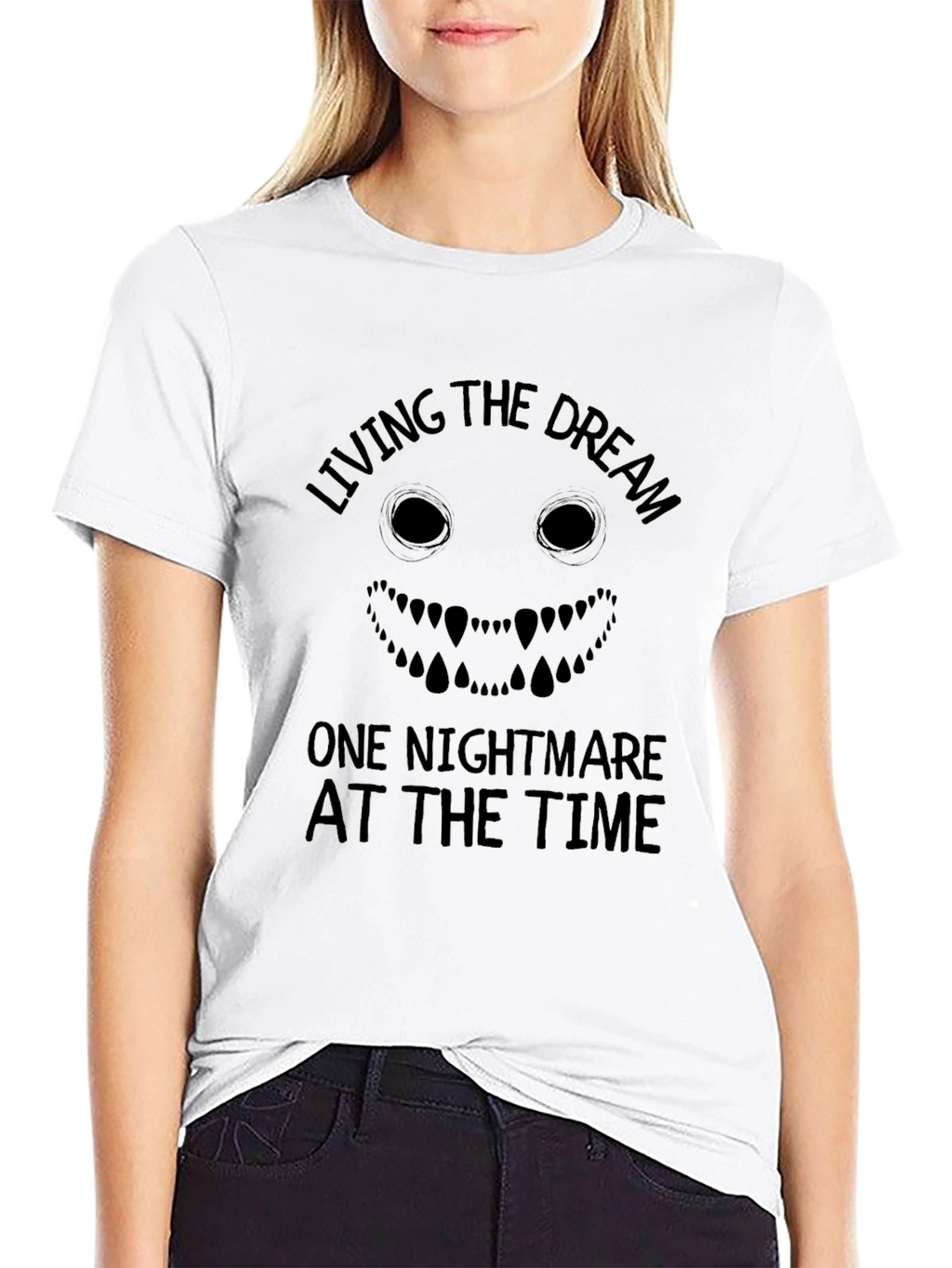 Living the Dream Nightmare Graphic T-Shirt