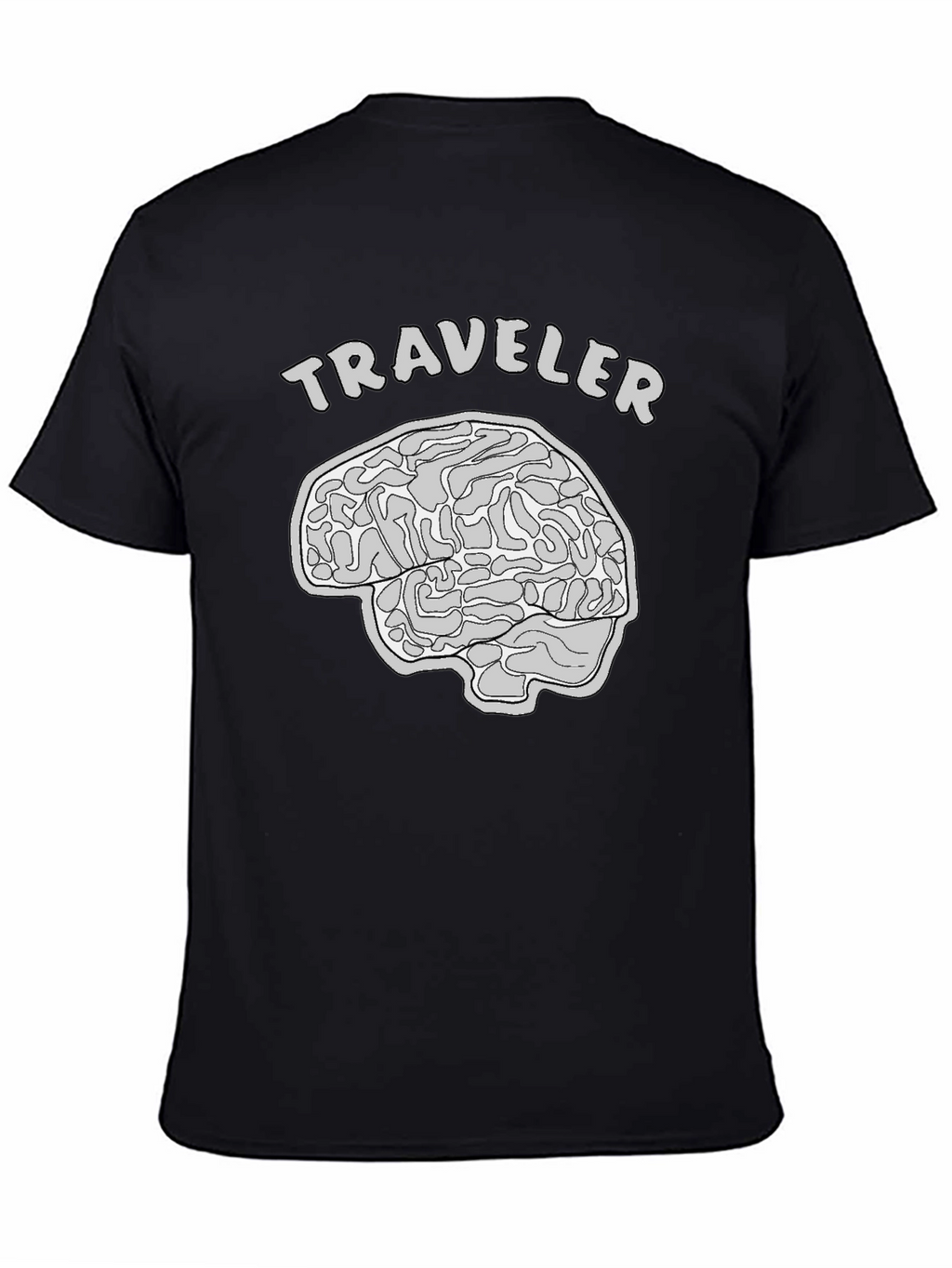 Traveler Brain Graphic T-Shirt