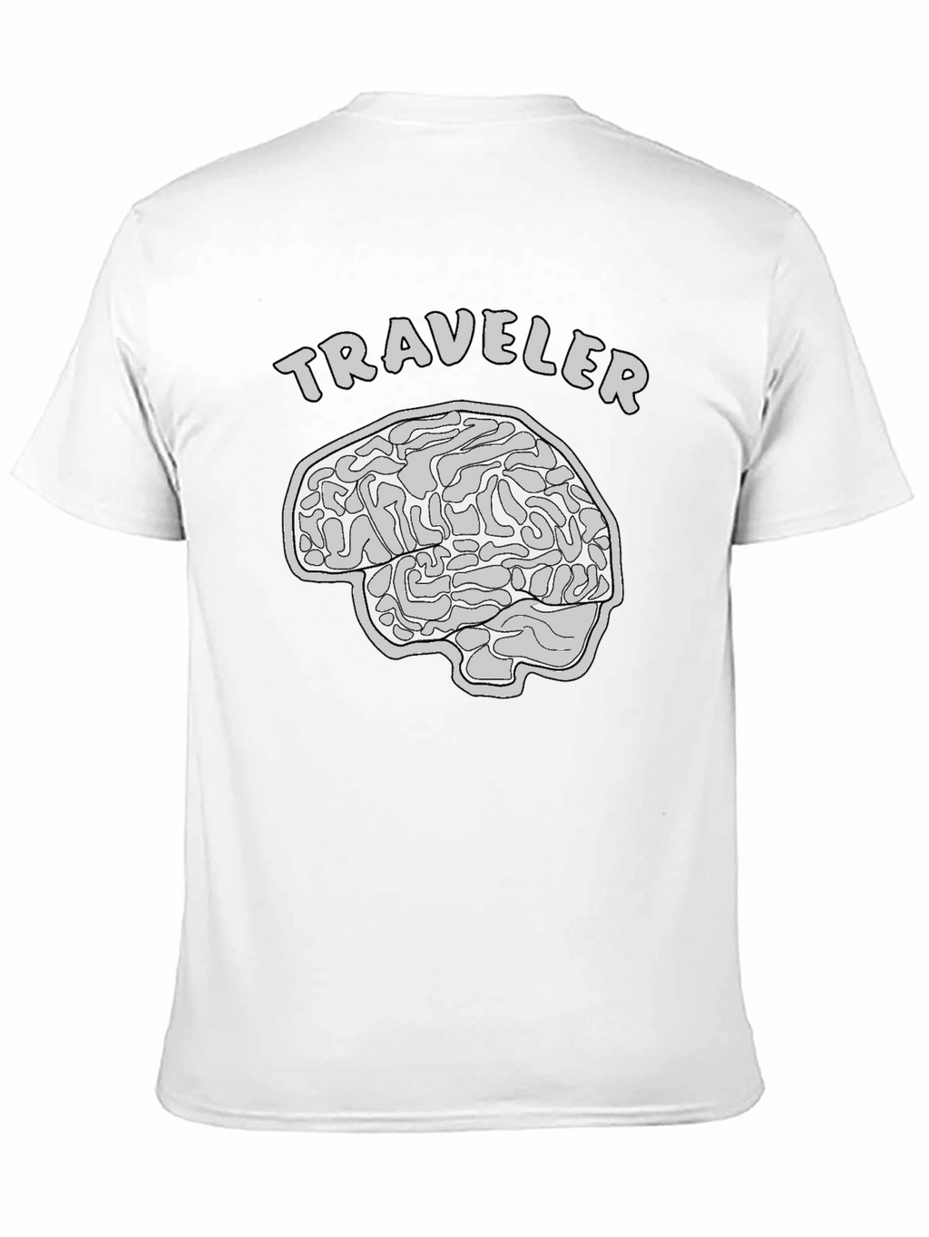 Traveler Brain Graphic T-Shirt