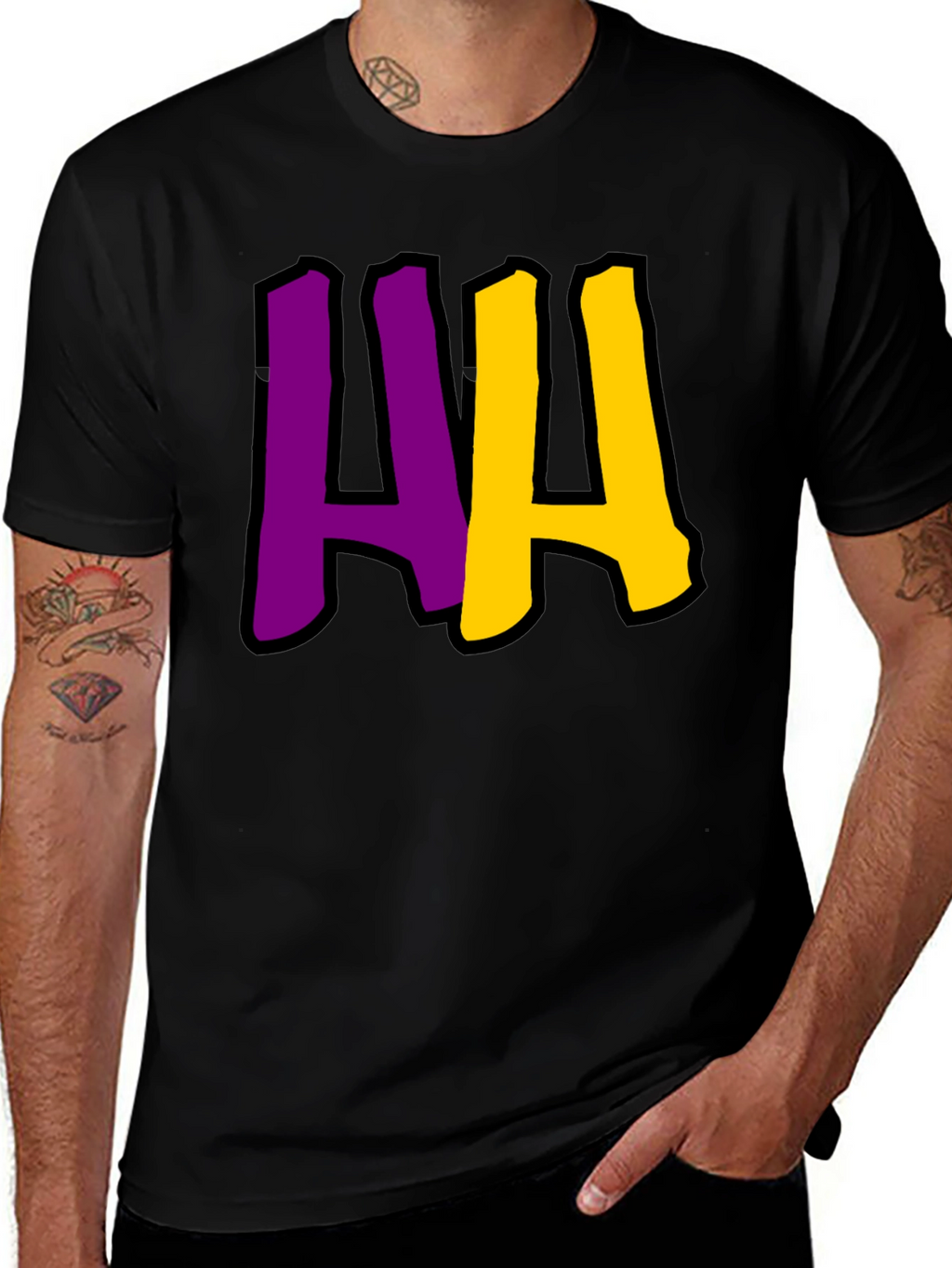 Bold HH Graphic Tee - Black Casual Shirt