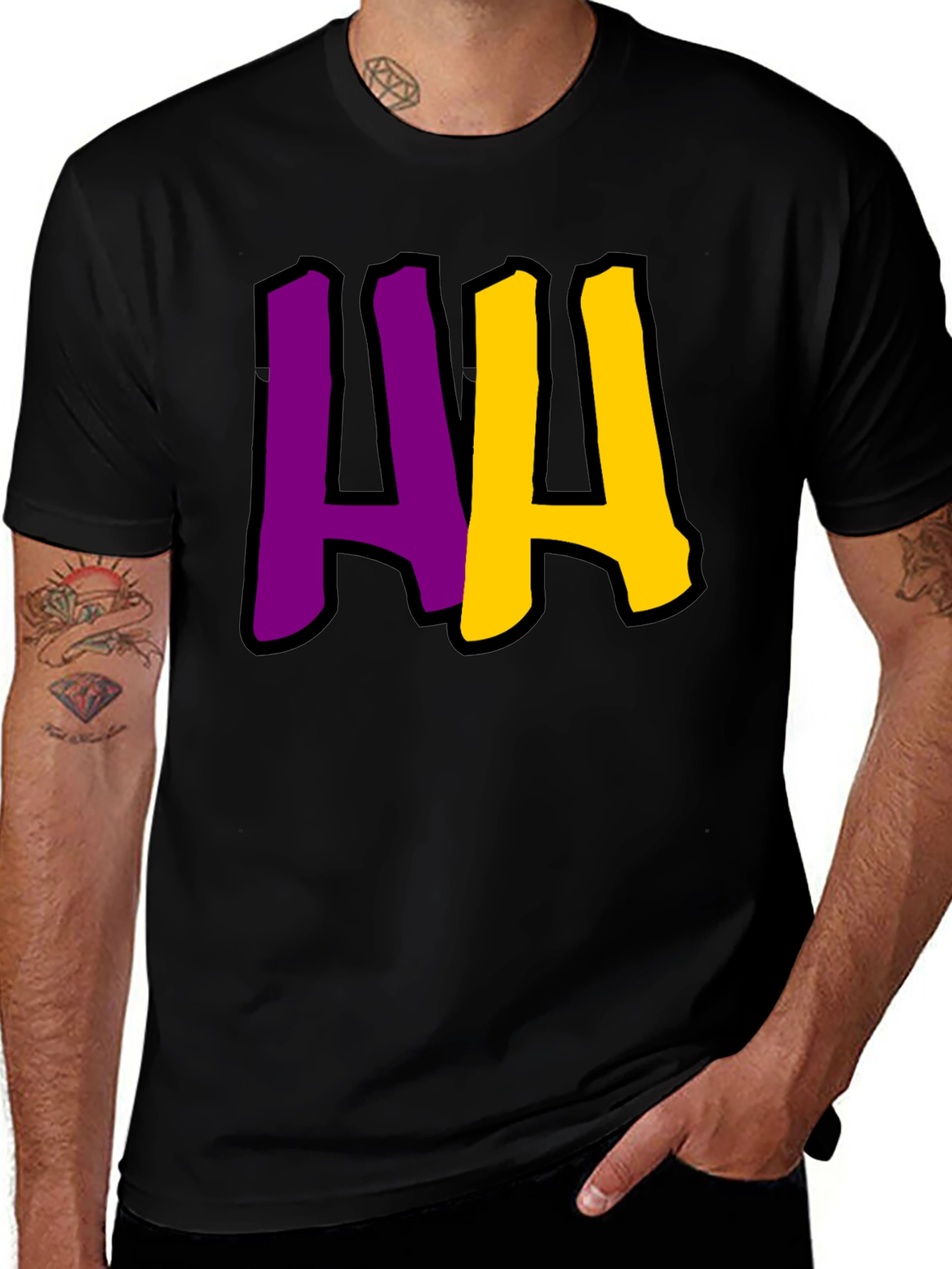 Bold HH Graphic Tee - Black Casual Shirt