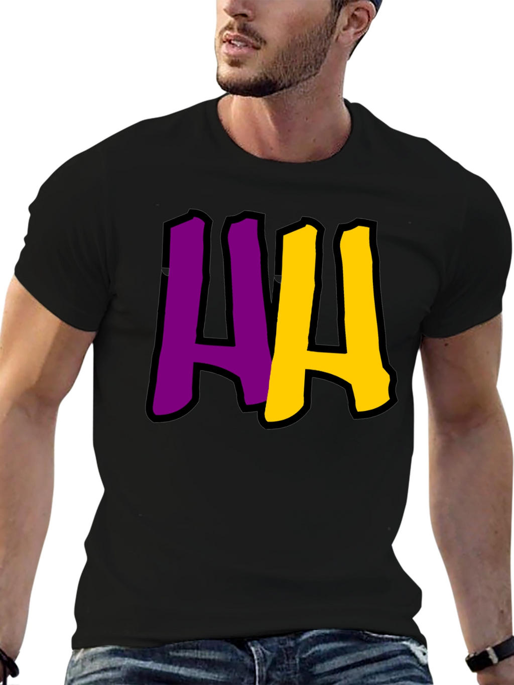 Bold HH Graphic Tee - Black Casual Shirt