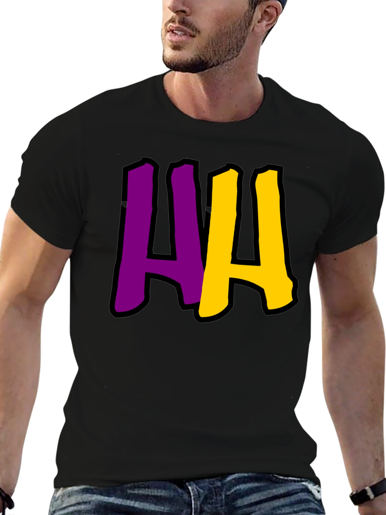 Bold HH Graphic Tee - Black Casual Shirt