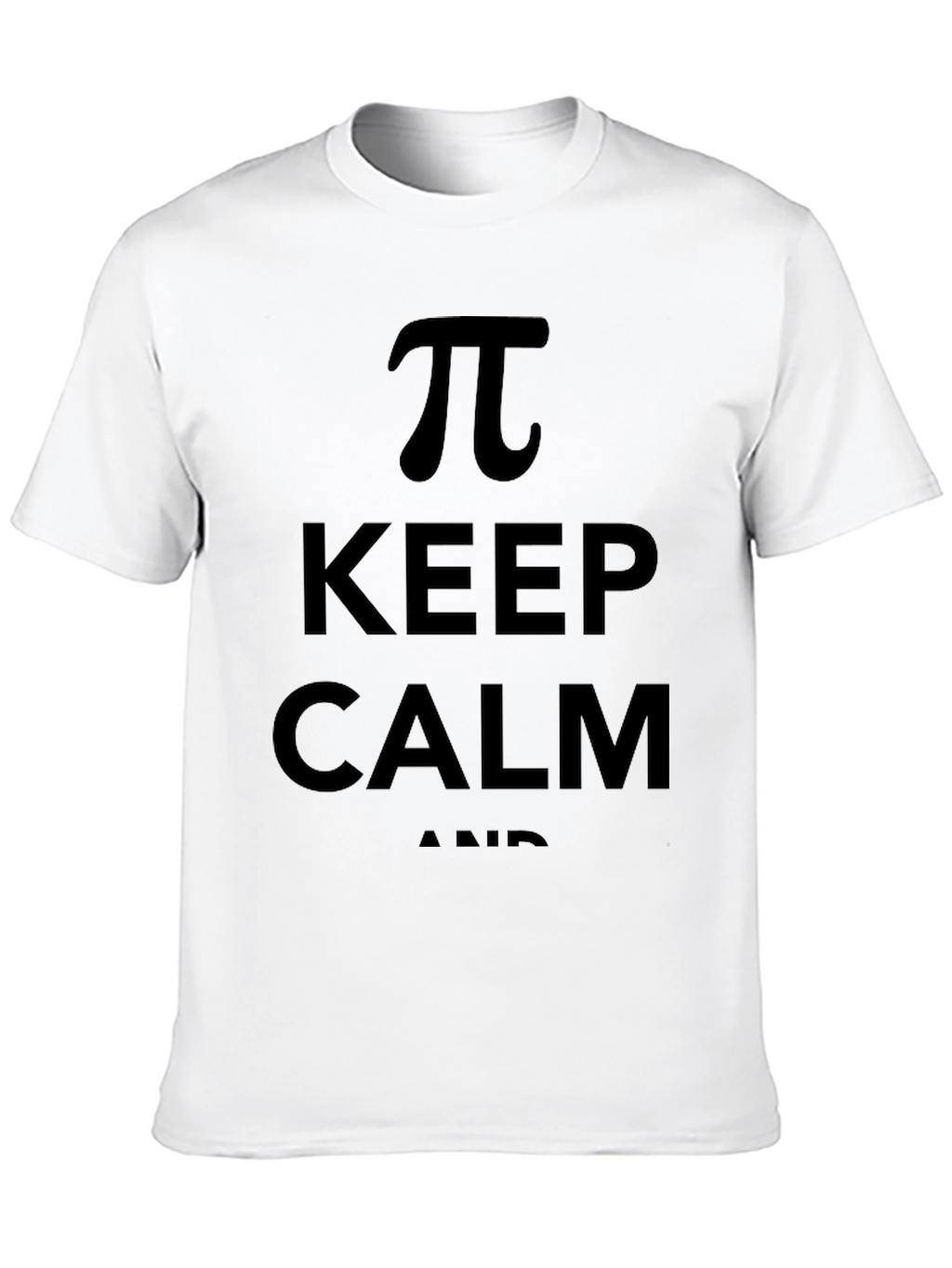 Keep Calm and Pi Funny Math T-Shirt