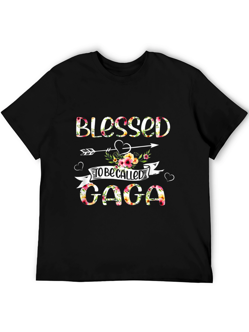 Blessed to Be Called Gaga Floral T-Shirt