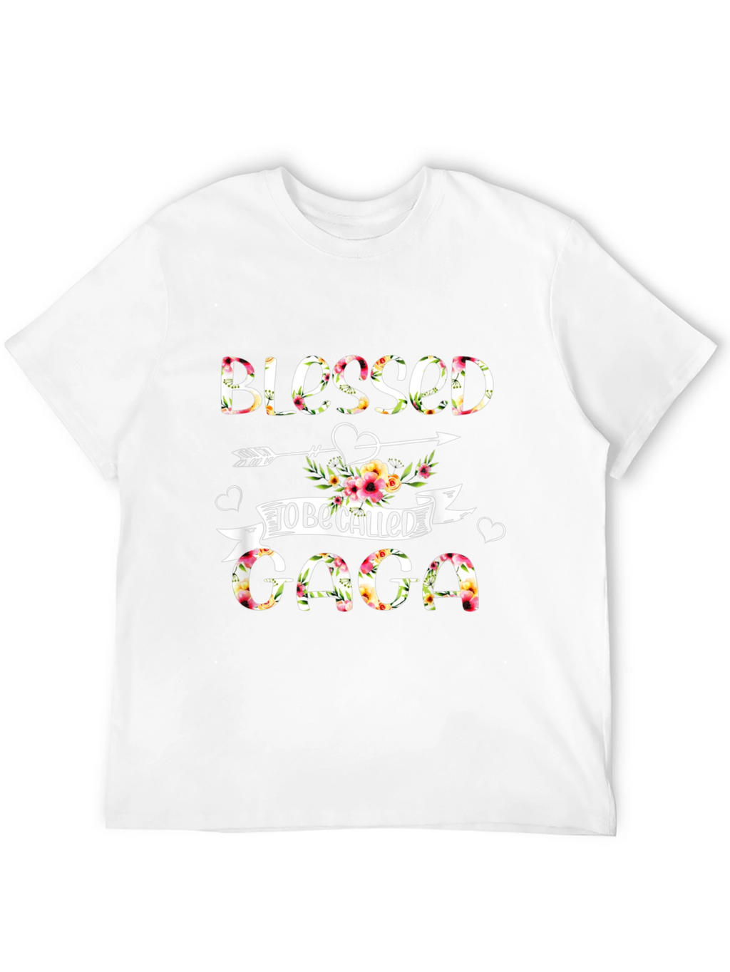 Blessed to Be Called Gaga Floral T-Shirt