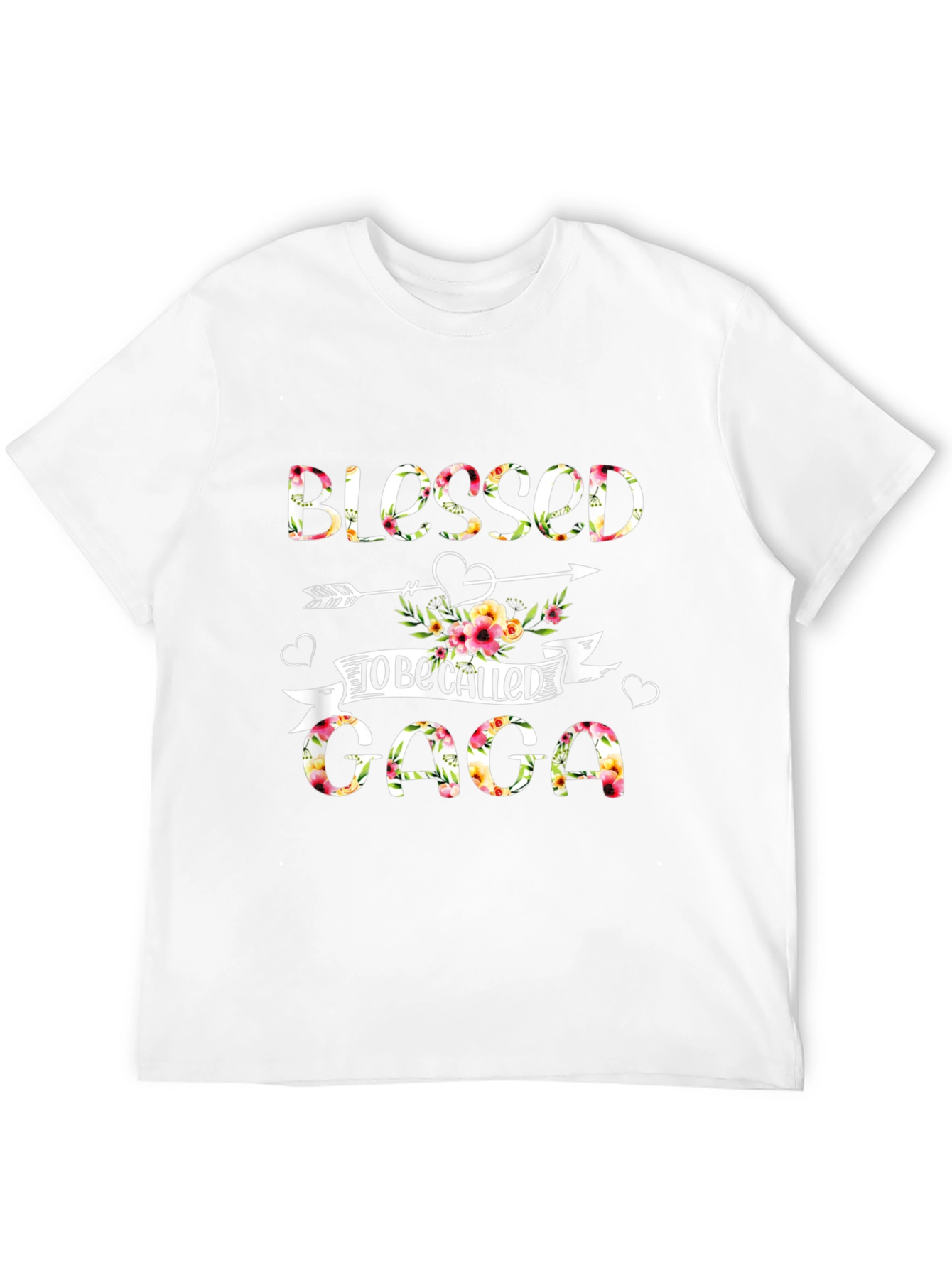Blessed to Be Called Gaga Floral T-Shirt