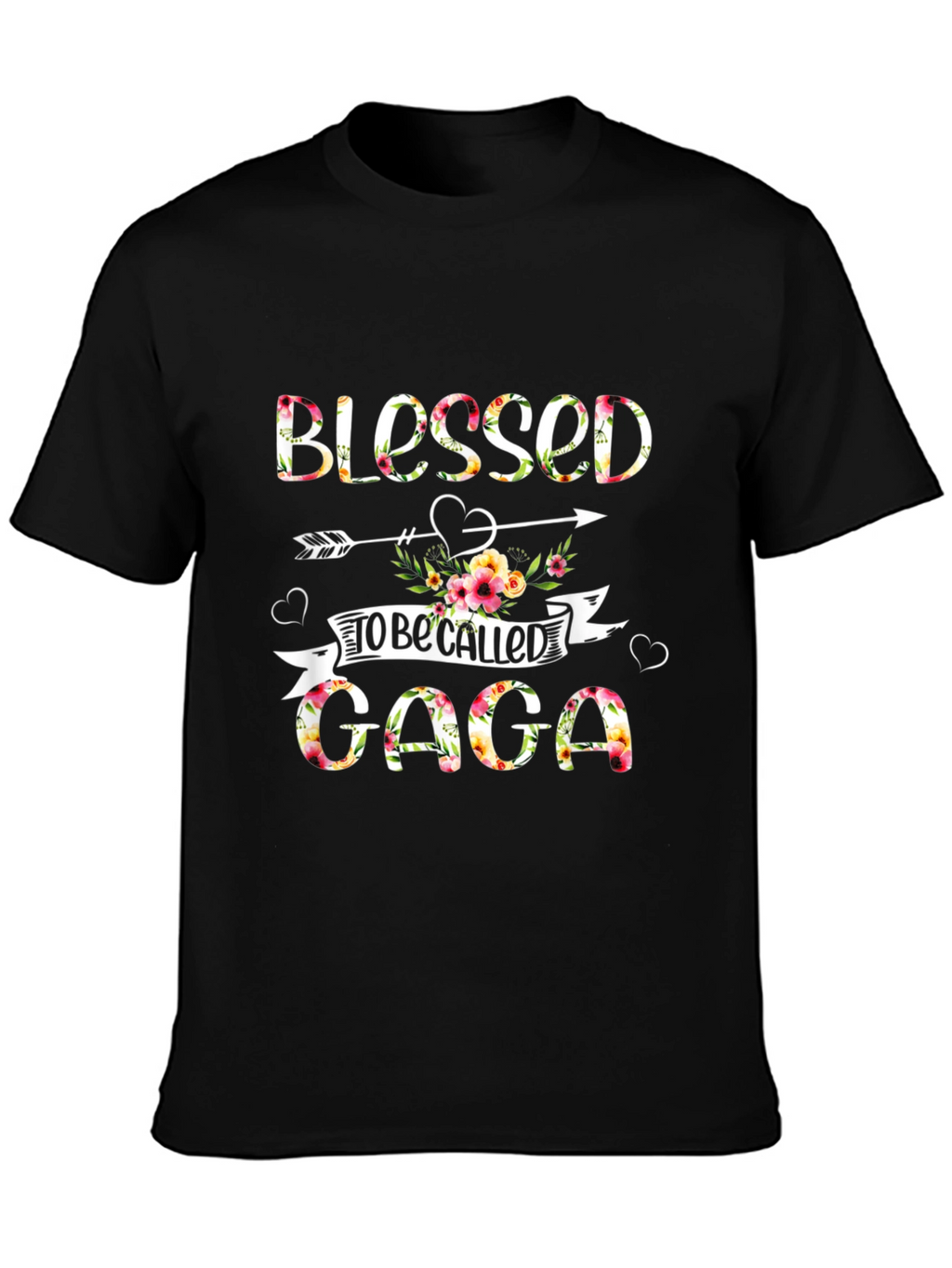 Blessed to Be Called Gaga Floral T-Shirt
