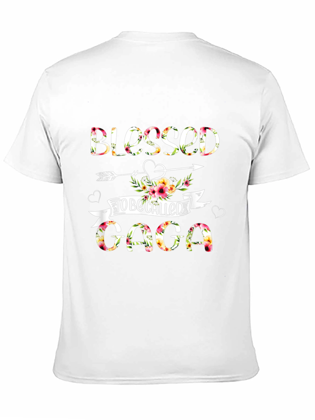 Blessed to Be Called Gaga Floral T-Shirt