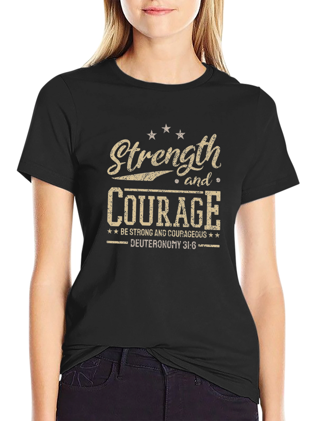 Strength and Courage Graphic Tee