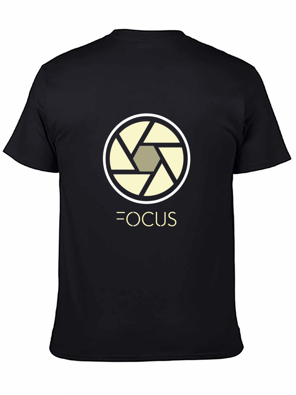 Focus Camera Graphic T-Shirt - Black
