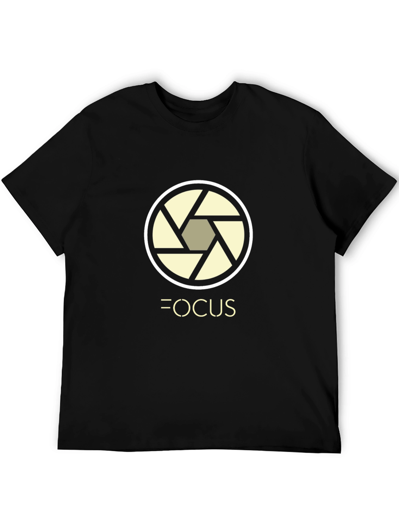 Focus Camera Graphic T-Shirt - Black