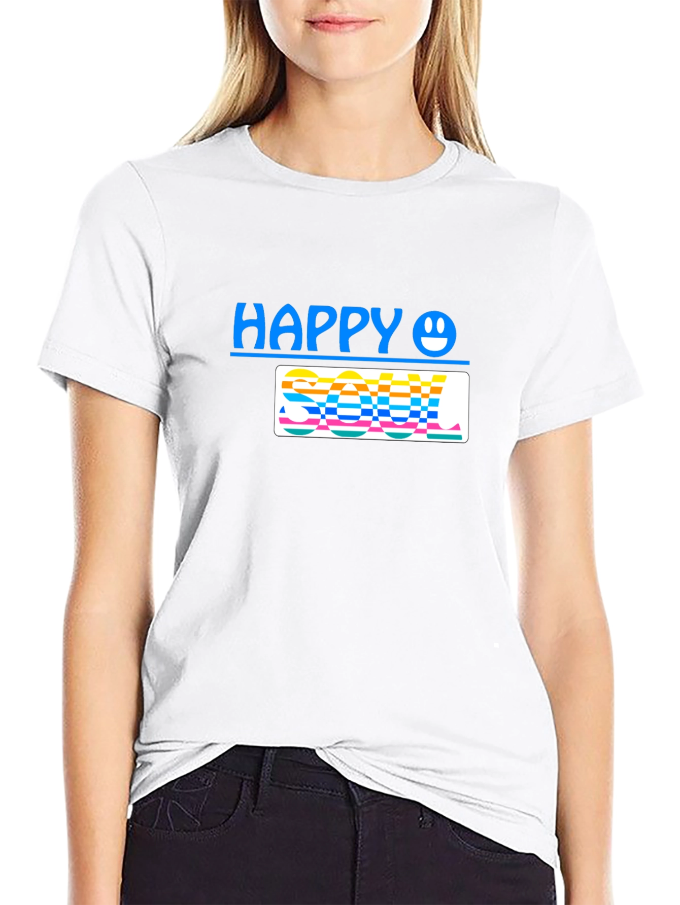 Happy Soul Graphic Tee - Stylish Comfort