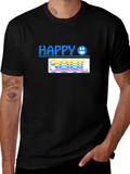 Happy Soul Graphic Tee - Stylish Comfort