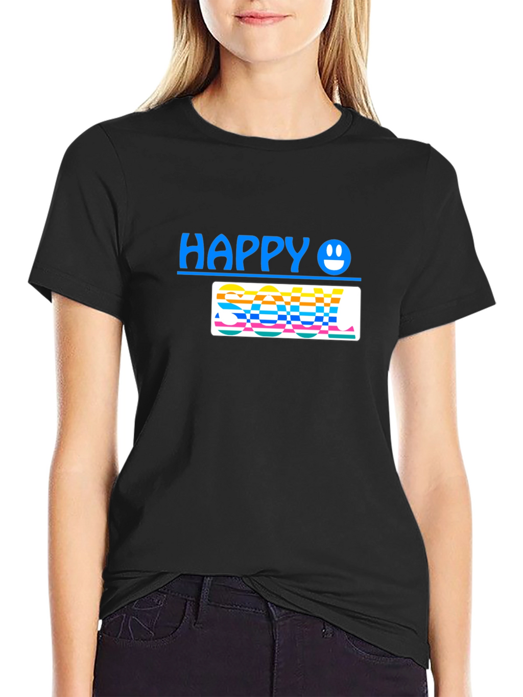 Happy Soul Graphic Tee - Stylish Comfort