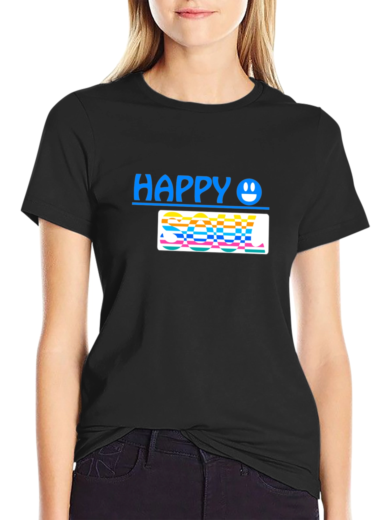 Happy Soul Graphic Tee - Stylish Comfort