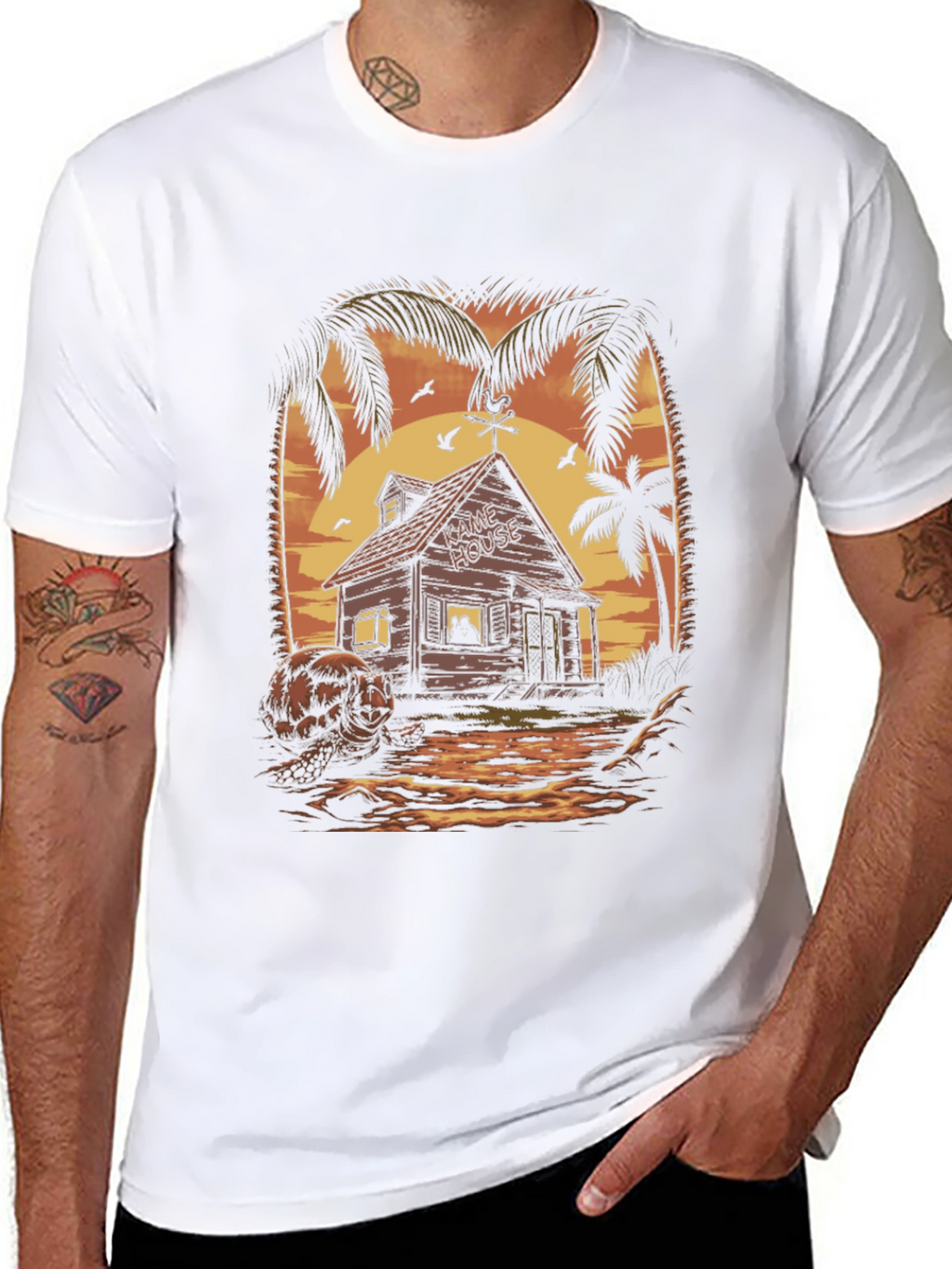 Kane House Graphic Tee - Island Vibes