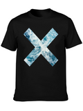 Ocean Wave X Graphic Black T-Shirt