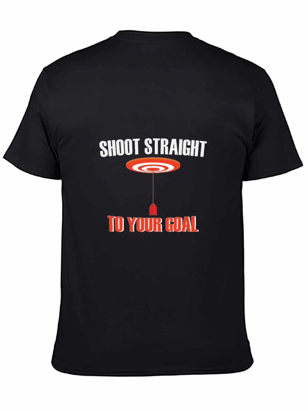 Shoot Straight T-Shirt - Black Graphic Tee