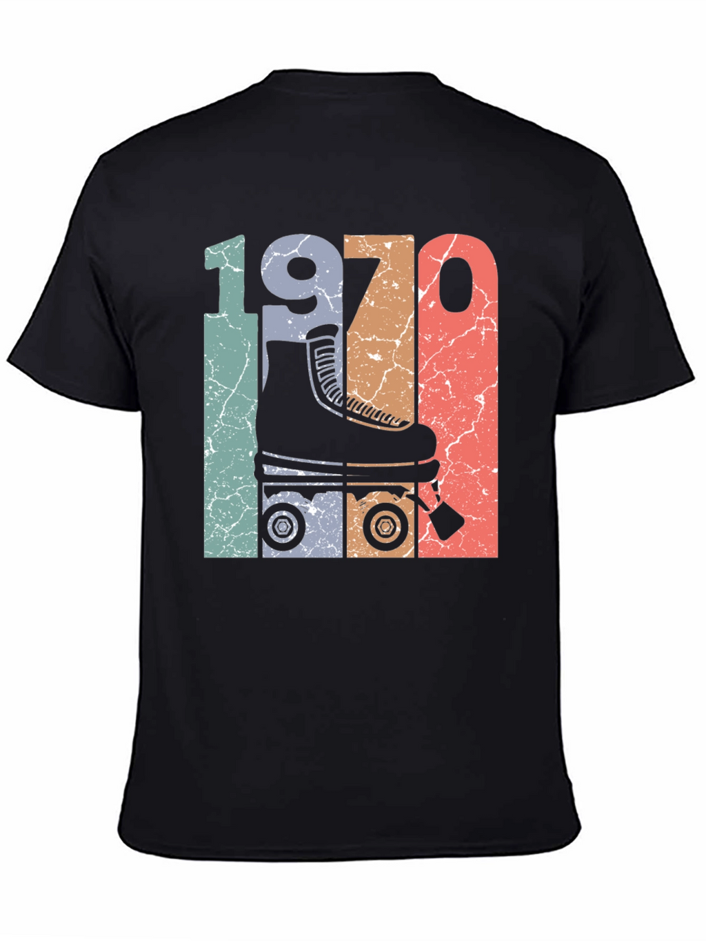 Retro 1970s Roller Skate T-Shirt