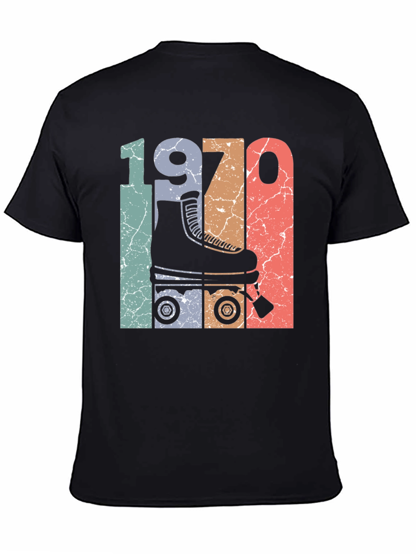 Retro 1970s Roller Skate T-Shirt