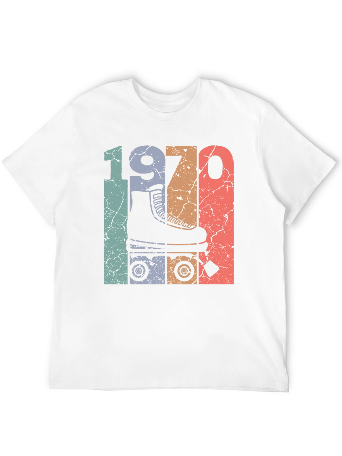Retro 1970s Roller Skate T-Shirt