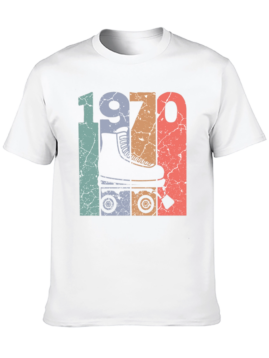 Retro 1970s Roller Skate T-Shirt