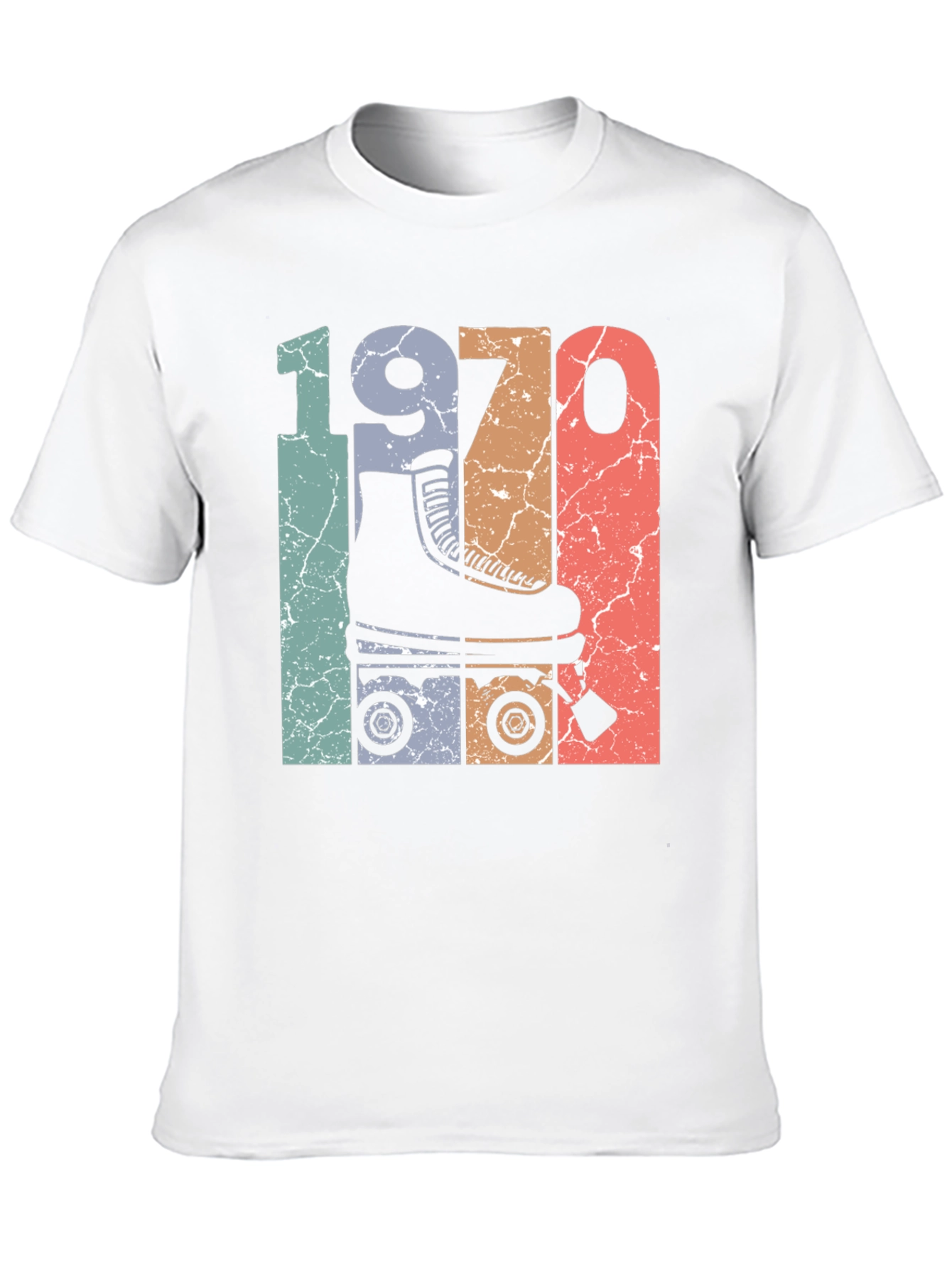 Retro 1970s Roller Skate T-Shirt