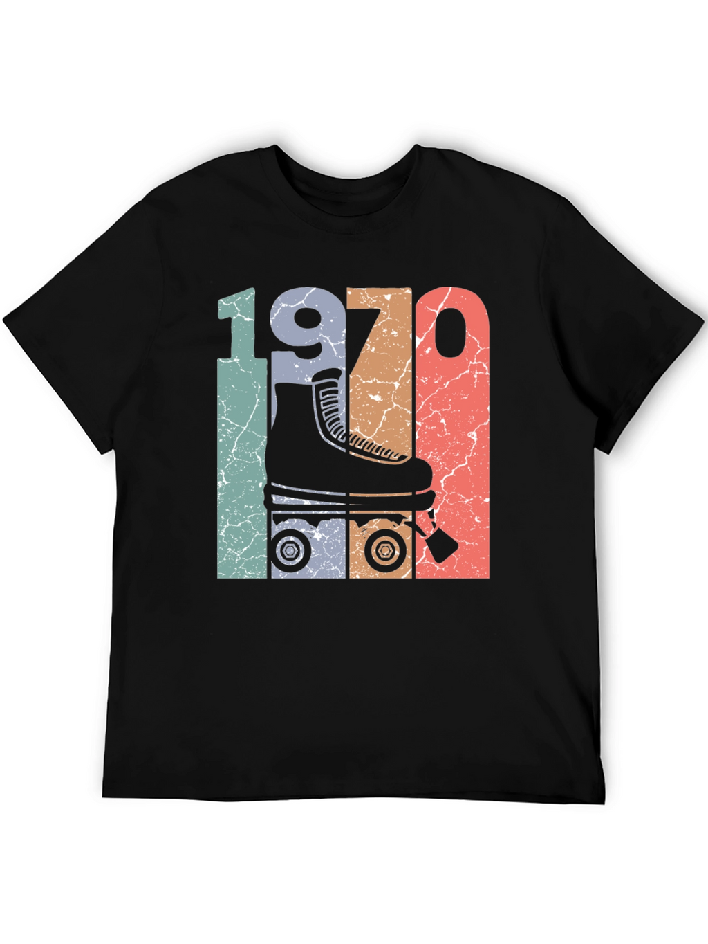 Retro 1970s Roller Skate T-Shirt