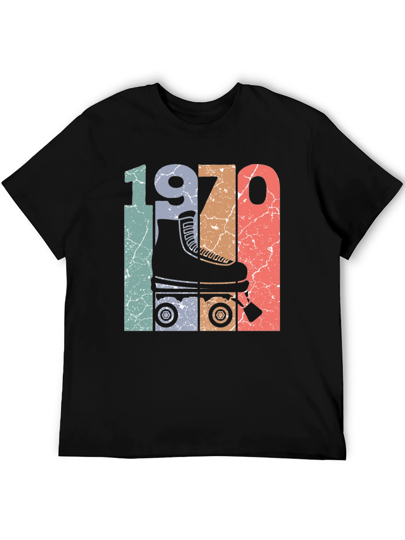 Retro 1970s Roller Skate T-Shirt