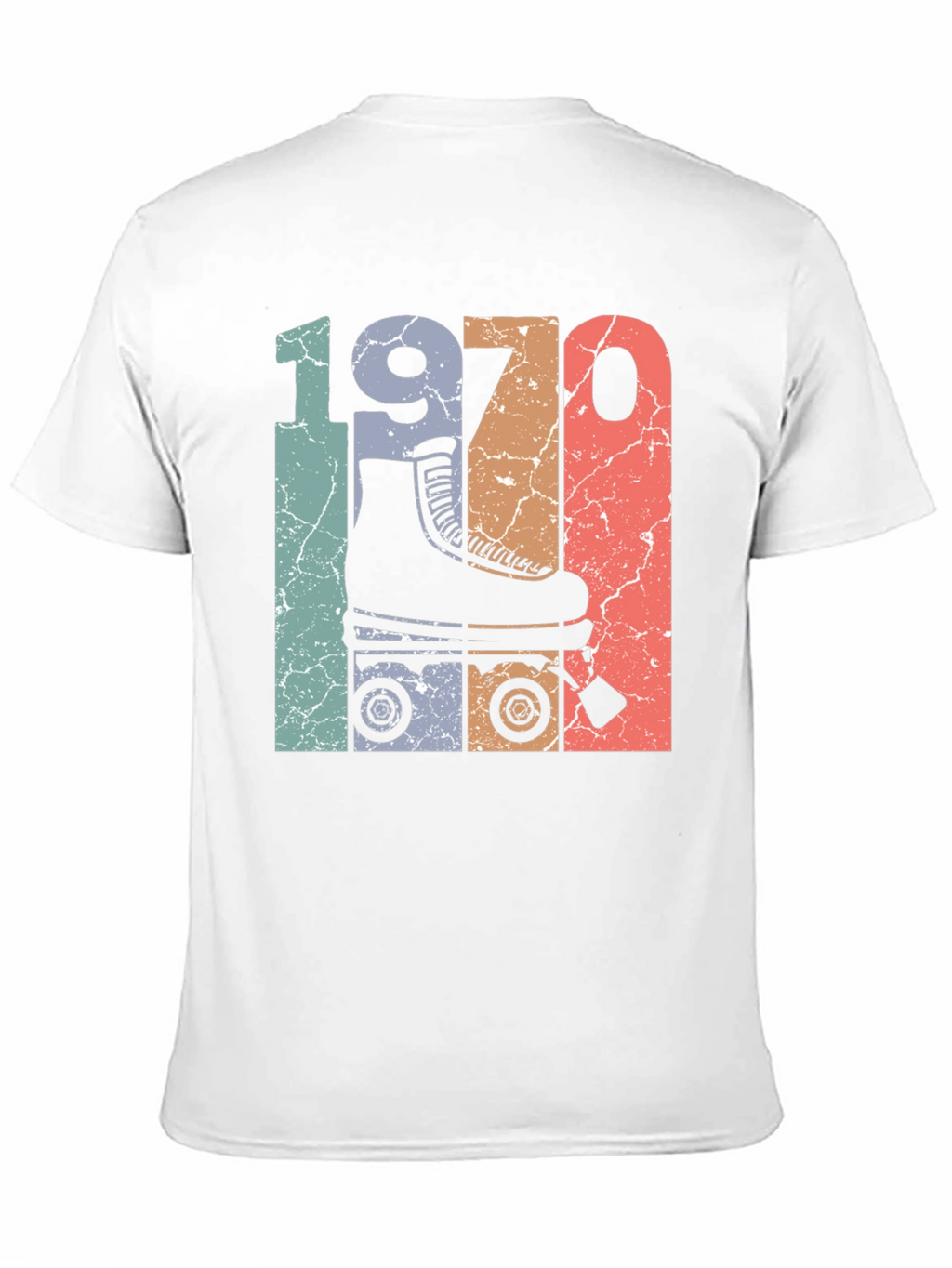 Retro 1970s Roller Skate T-Shirt