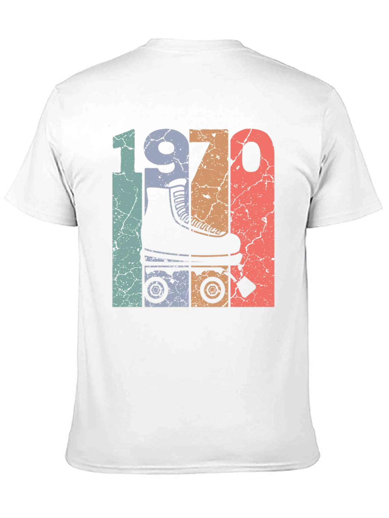 Retro 1970s Roller Skate T-Shirt