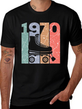 Retro 1970s Roller Skate T-Shirt