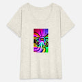 Neon Squid Trippy 2D Art