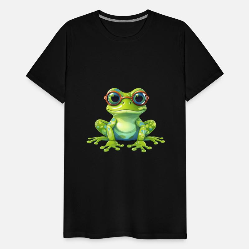 nerdy Frog with Glasses