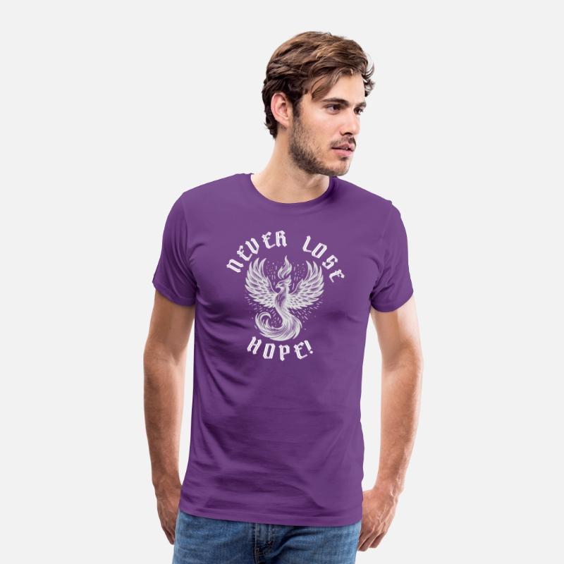 Never Lose Hope Phoenix Inspirational Gothic Shirt