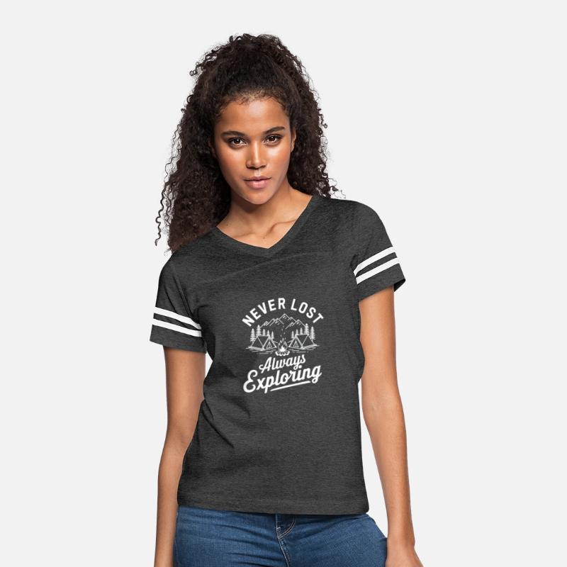 Never Lost Always Exploring - Adventure Design Tag