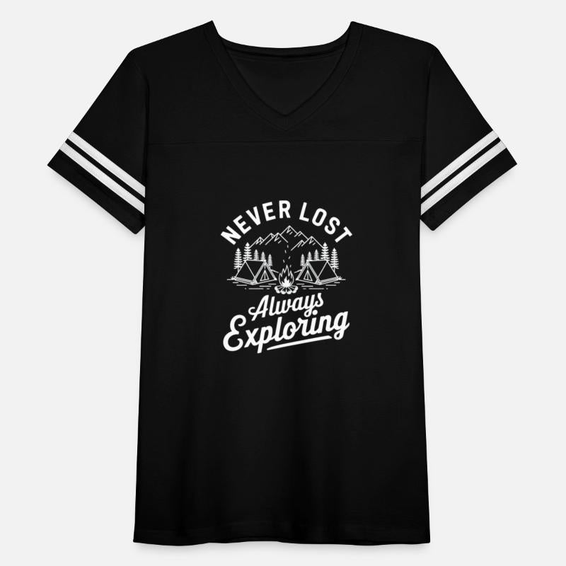 Never Lost Always Exploring - Adventure Design Tag