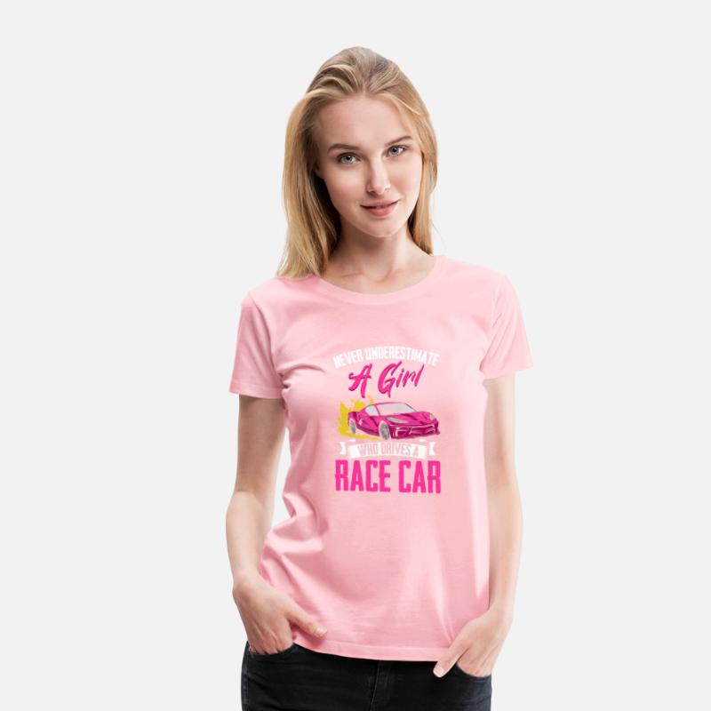 Never Underestimate A Girl Funny Car Race For
