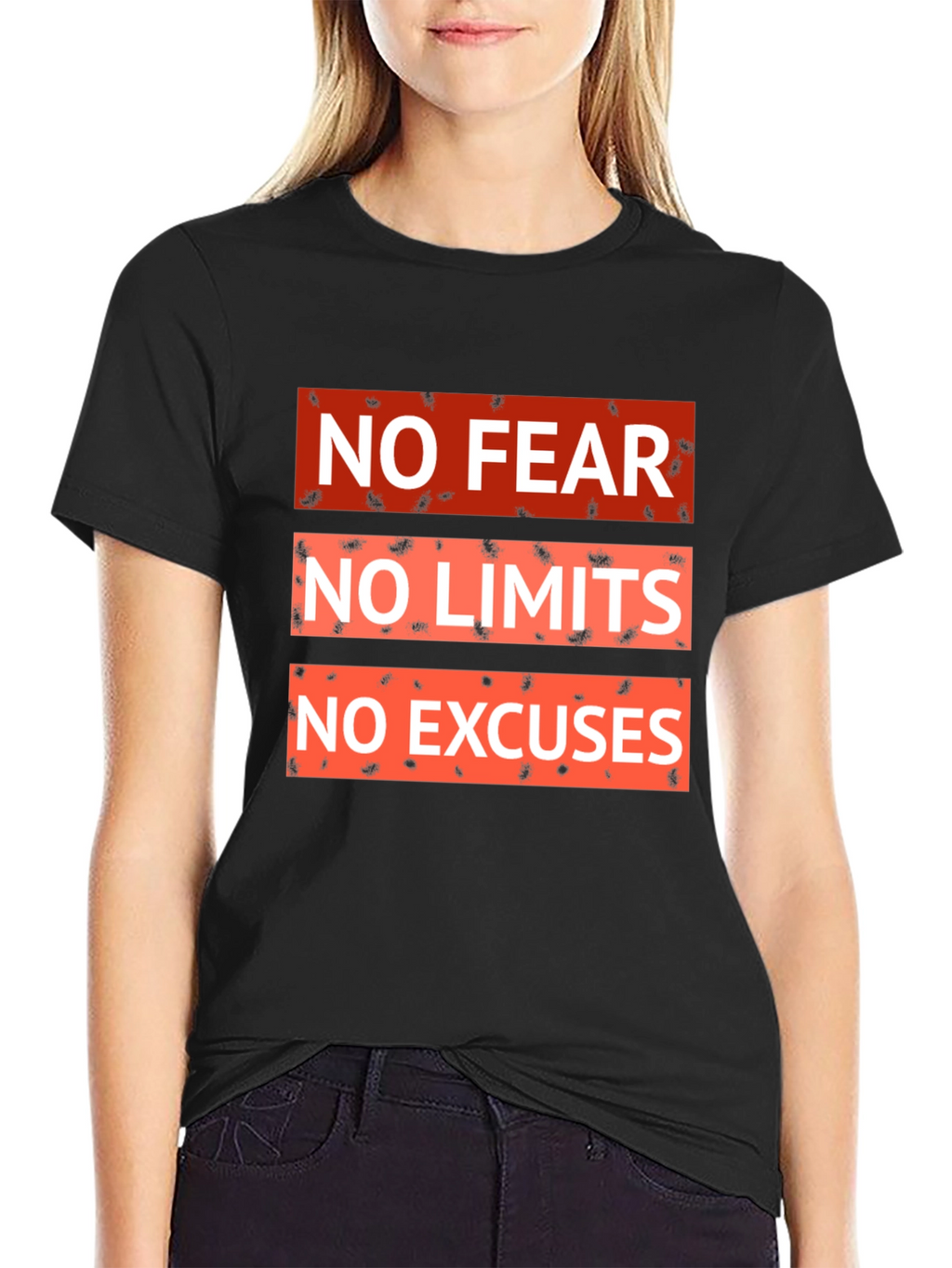 Motivational No Fear No Limits Graphic Tee