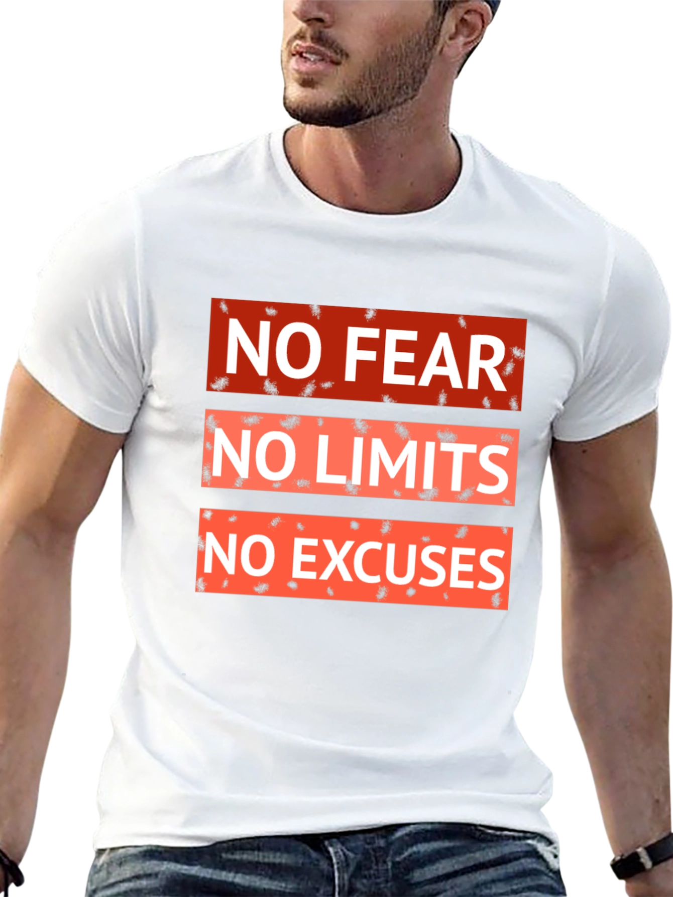 Motivational No Fear No Limits Graphic Tee