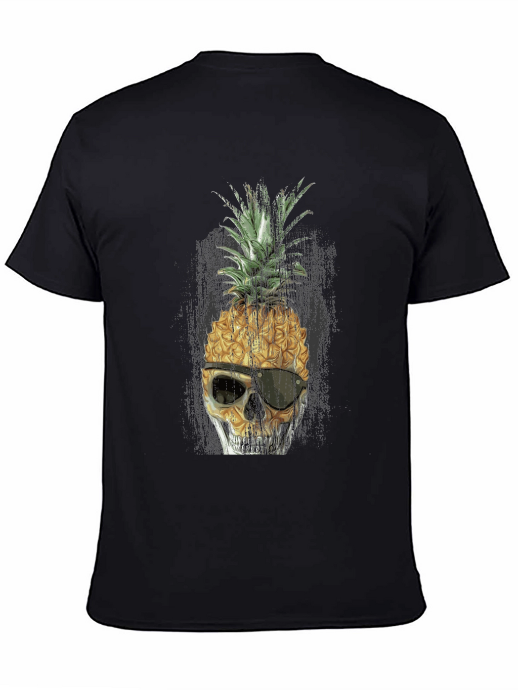 Pineapple Skull T-Shirt - Unique Graphic Tee
