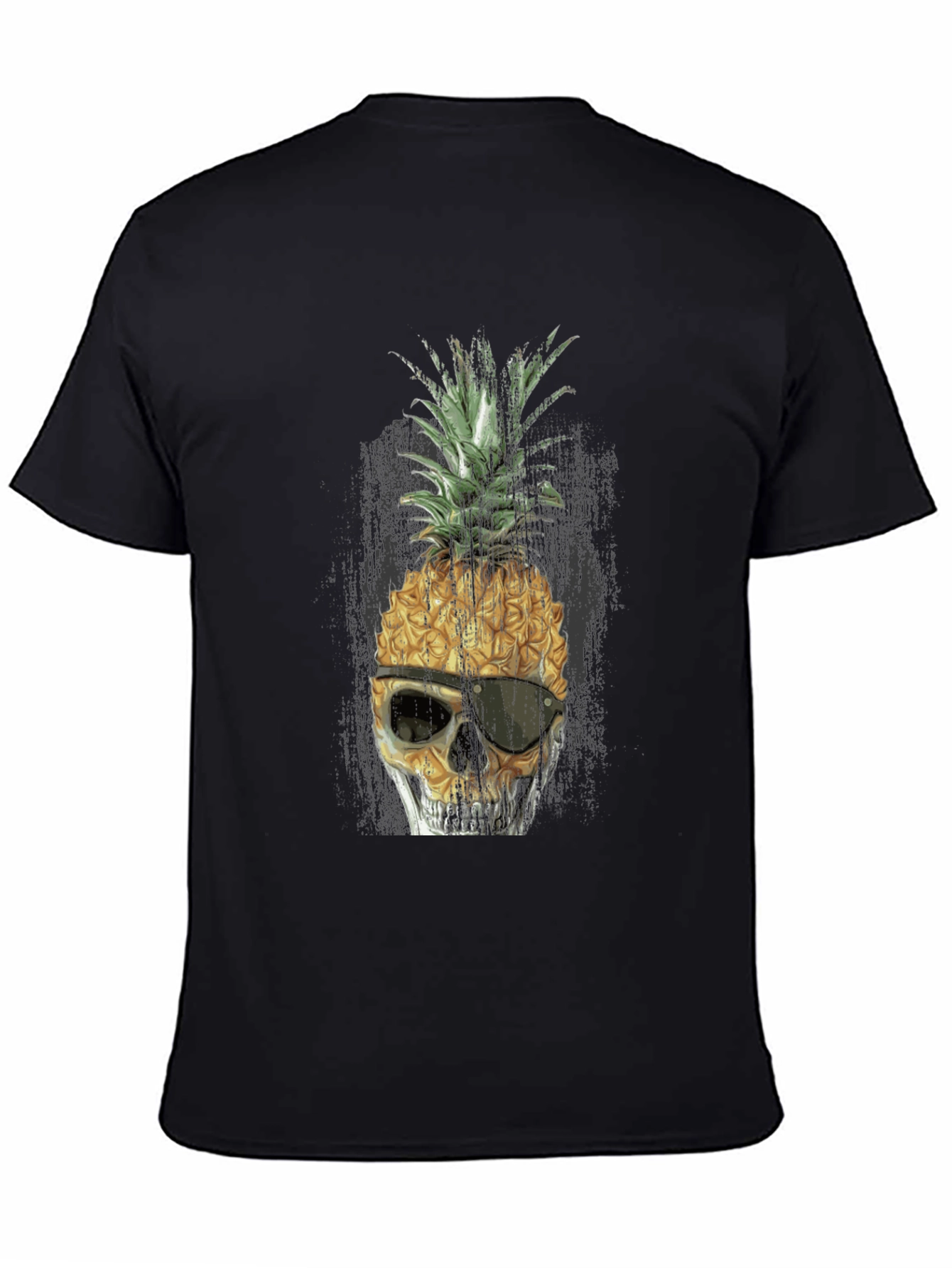 Pineapple Skull T-Shirt - Unique Graphic Tee