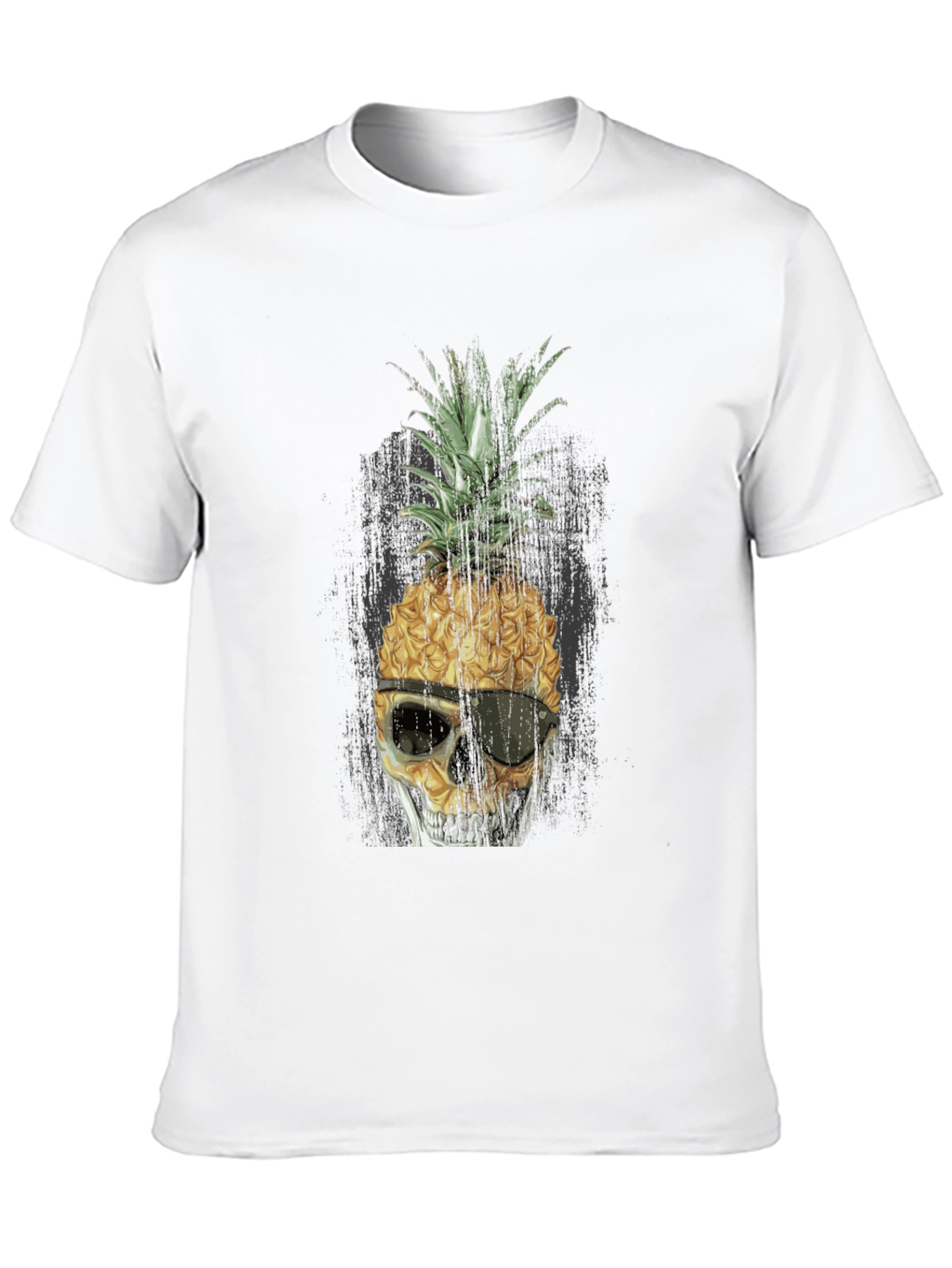 Pineapple Skull T-Shirt - Unique Graphic Tee