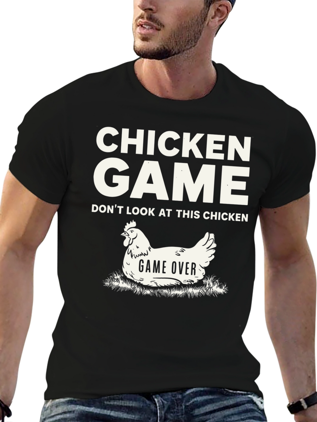 Chicken Game T-Shirt - Funny Humor Tee